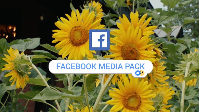 Facebook Social Media Pack: After Effects Templates