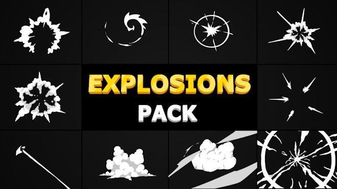 Explosion Elements Pack - After Effects Templates | Motion Array