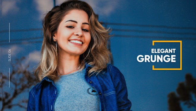 Elegant Grunge - Square Slideshow: After Effects Templates