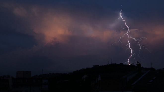 Lightning Strikes: Stock Video