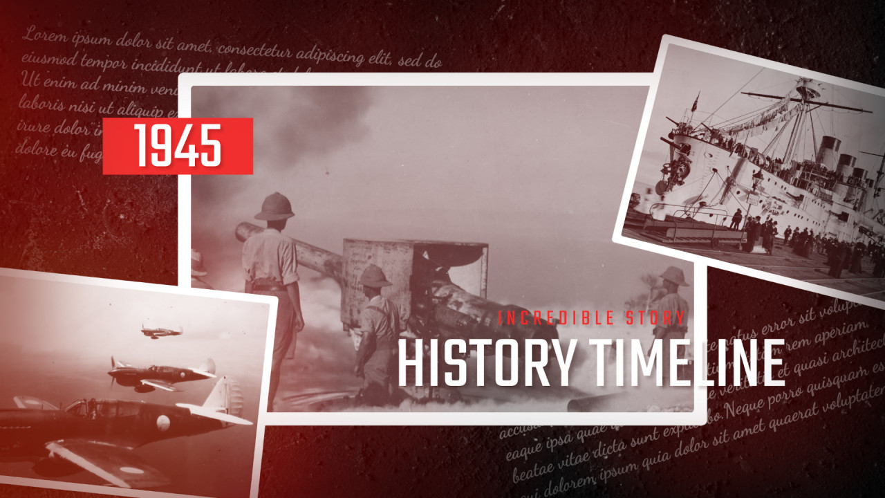 premiere pro history timeline template