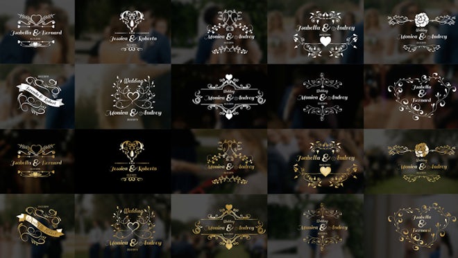 Wedding Titles: After Effects Templates
