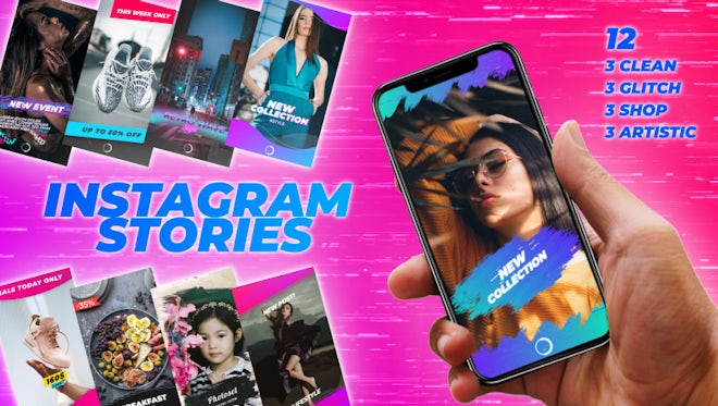 Instagram Stories Pack: Motion Graphics Templates