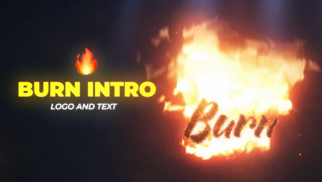 Burn Intro: After Effects Templates