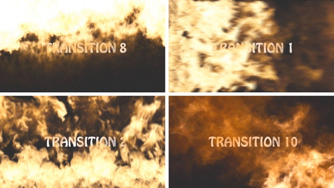 Fire Transitions Pack - Stock Motion Graphics | Motion Array