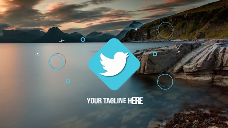 Flat Circle Logo: After Effects Templates