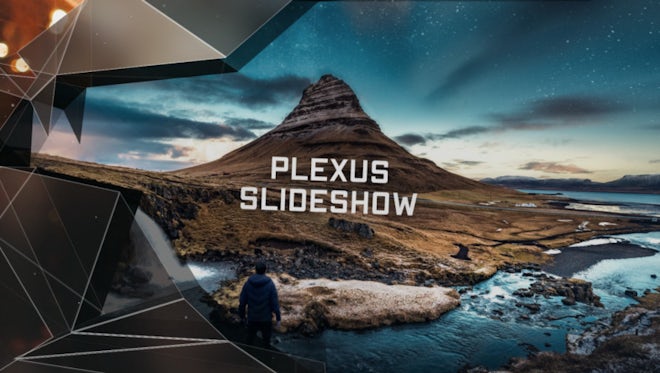 Slideshow Premiere - Elegant Plexus: Premiere Pro Templates