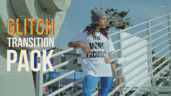 Glitch Transition Pack: Premiere Pro Presets