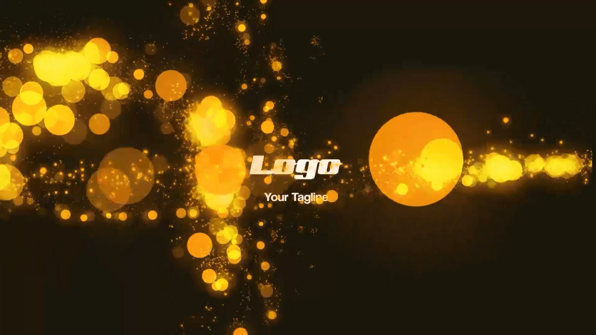 free after effects template particle logo reveal free download