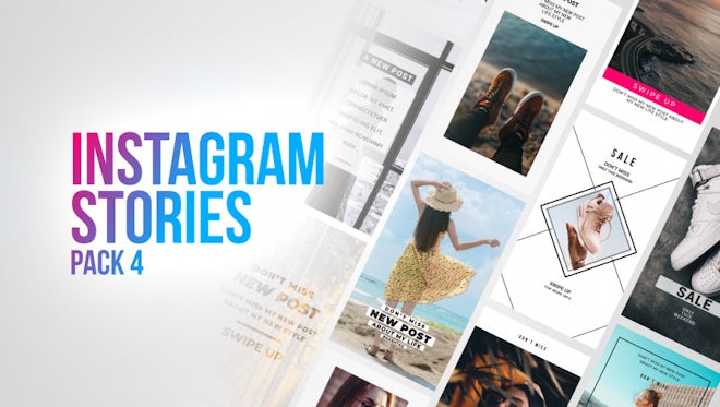 Instagram Stories Pack 4: After Effects Templates