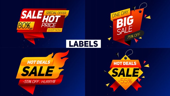 Sale Label: After Effects Templates