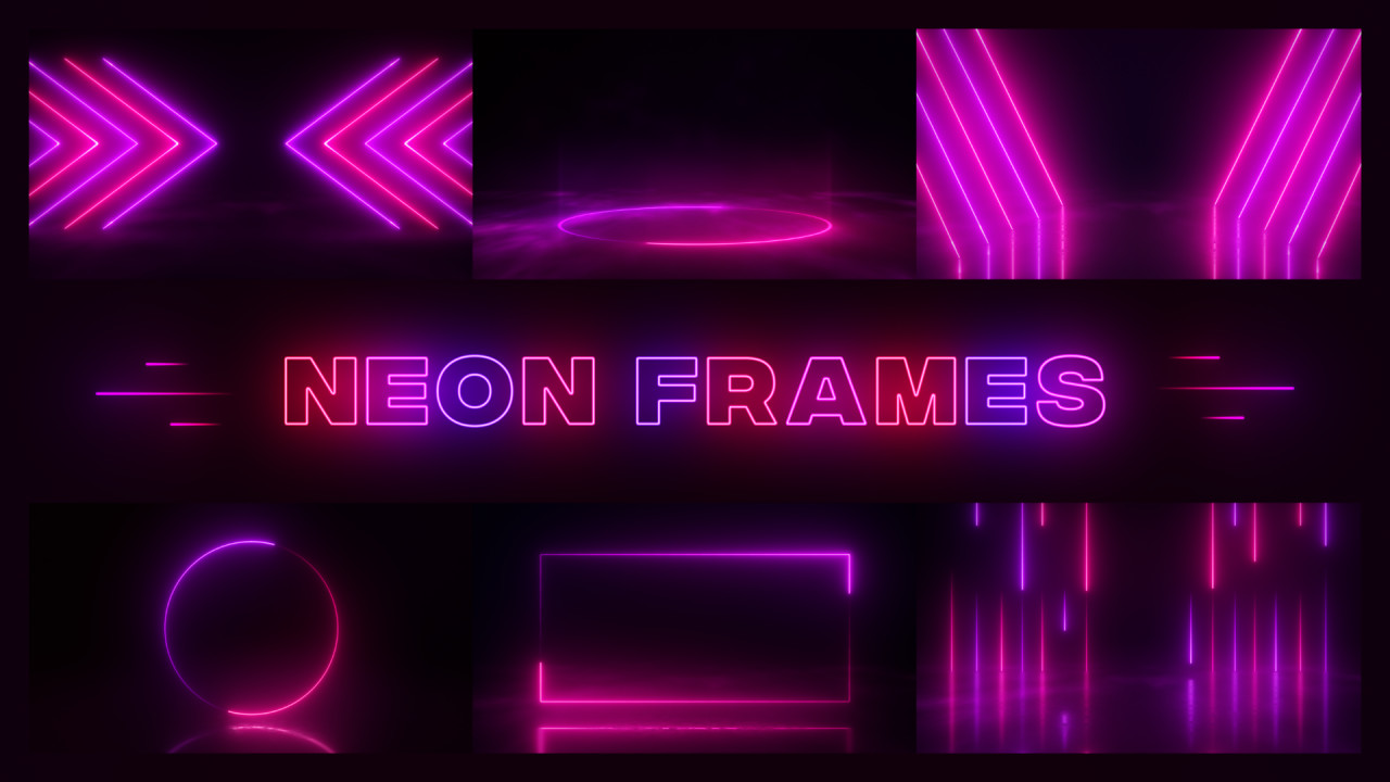 Vivid Frames And Borders Pack  Stock  Motion Graphics 
