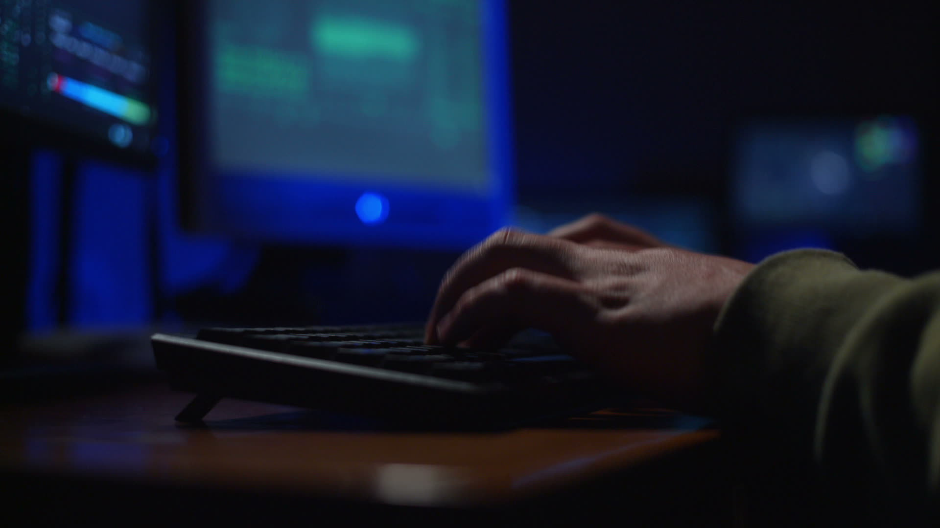 Male Hacker Cracks A Password - Stock Video | Motion Array
