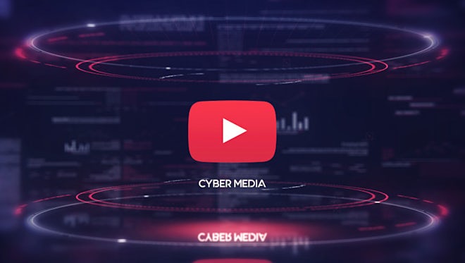 Cyber Media Logo Opener: After Effects Templates