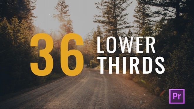 Lower Thirds: Motion Graphics Templates
