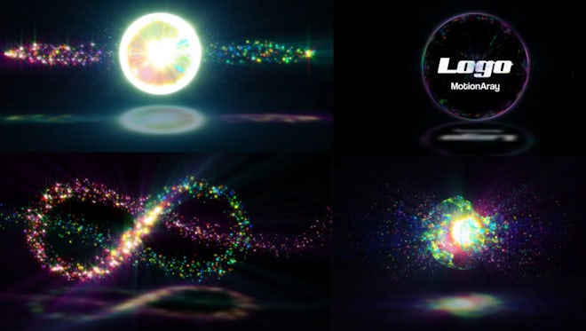 Particle Explosion Logo Reveal: Premiere Pro Templates