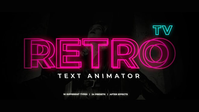 Cyberpunk Text Animations - After Effects Presets
