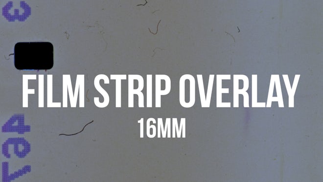 35mm Film Frame Overlay - Stock Video