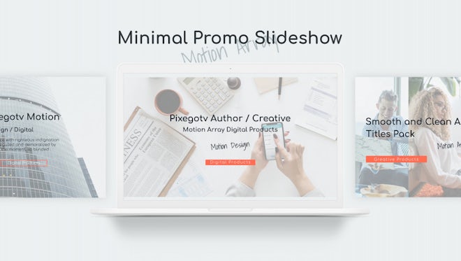 Minimal Promo Slideshow: Premiere Pro Templates