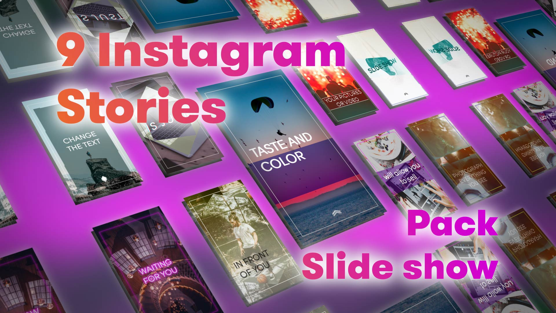 Instagram Stories Slideshow Pack After Effects Templates Motion Array