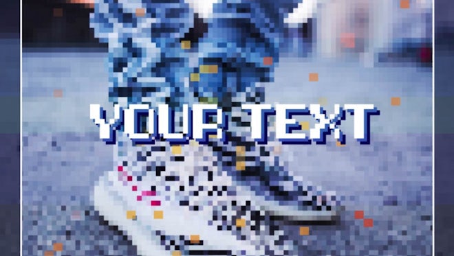 8-Bit Instagram Slides: After Effects Templates