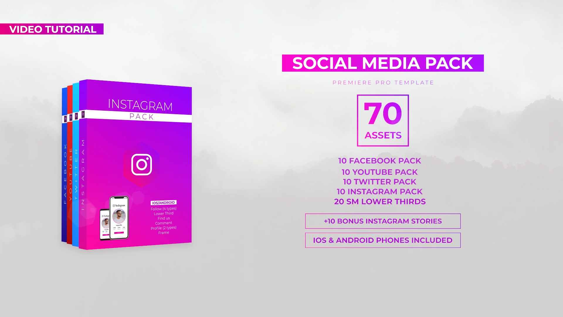 Download Social Media Pack Premiere Pro Templates Motion Array