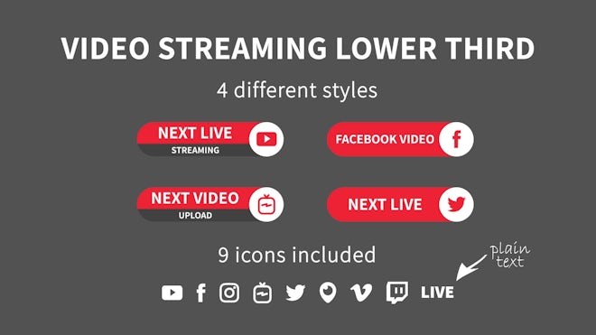 5 Free Creative Lower Third Themes to Make Your Live Stream