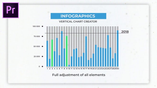 Infographics: Vertical Chart Creator: Motion Graphics Templates