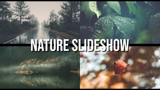 nature after effects template free download