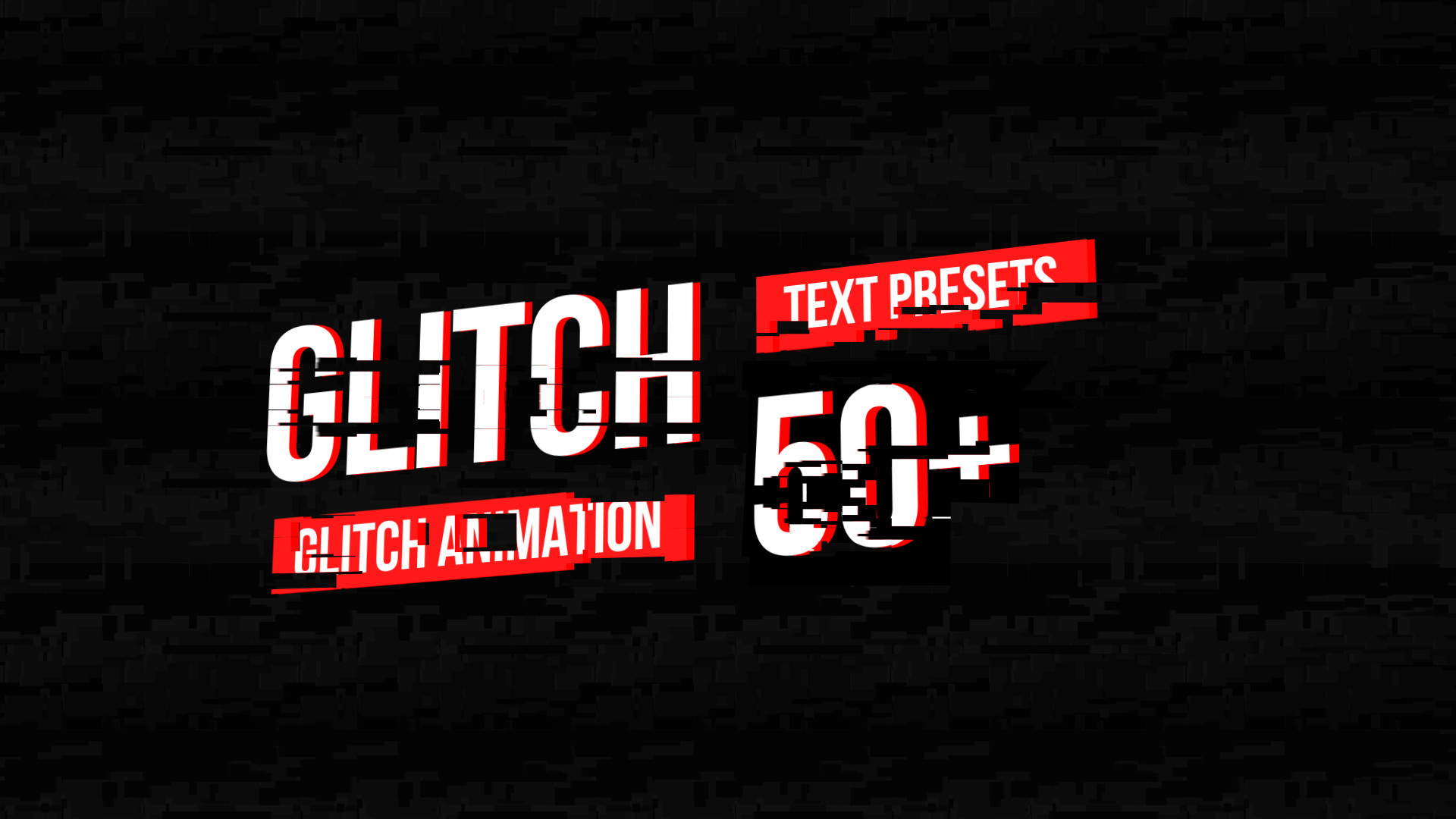 glitch text preset premiere pro