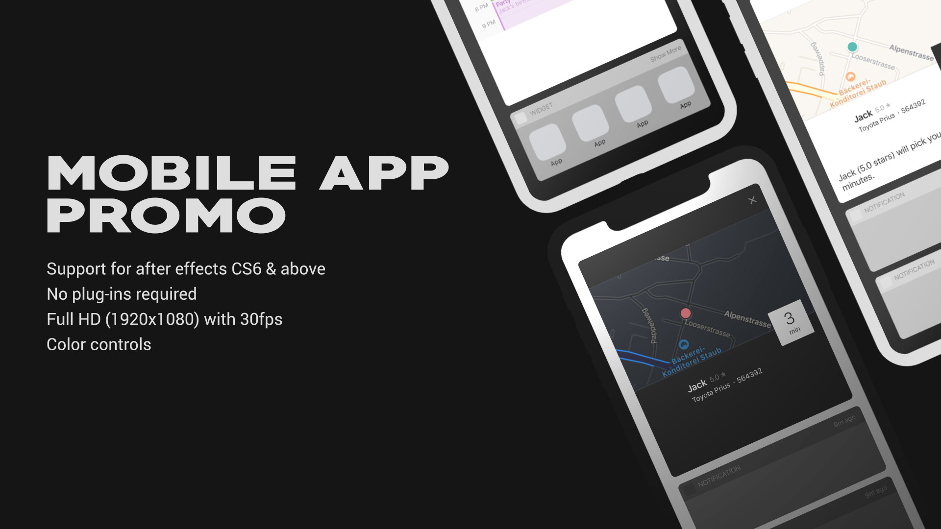 mobile app promo after effects templates free download