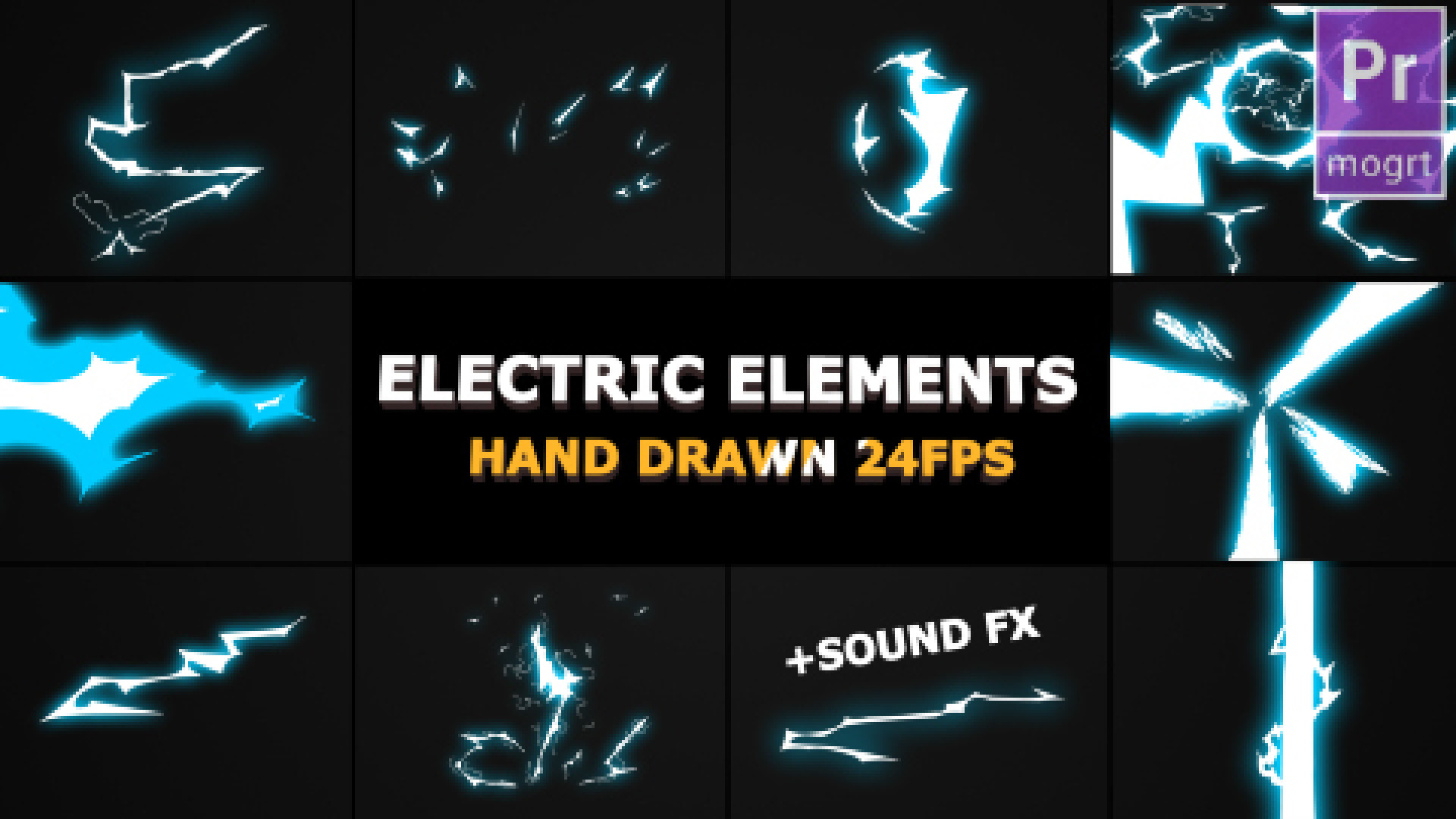 Dynamic Electric Elements - Motion Graphics Templates | Motion Array