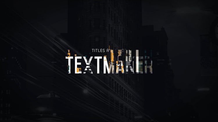 Titles Animator - Digital Glitch: Premiere Pro Templates