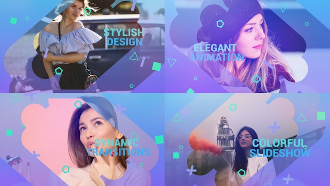 Colorful Slideshow: After Effects Templates