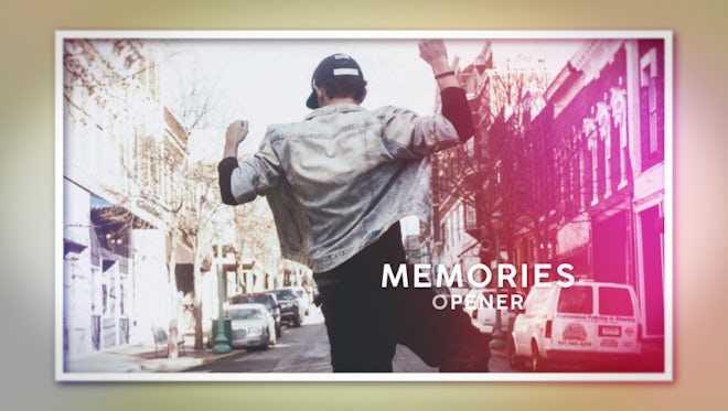 Memories Opener: After Effects Templates