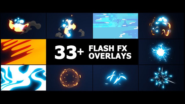 Cartoon Fire Elements - After Effects Templates | Motion Array