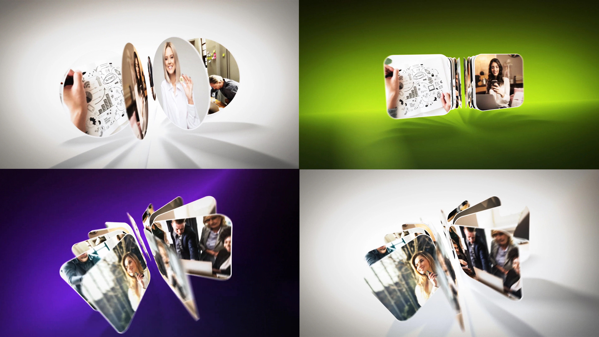 after effects templates flip logo reveal free download