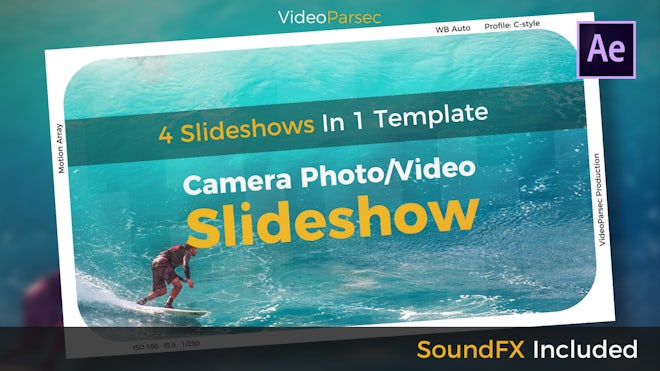 Camera Photo/Video Slideshow - After Effects Templates | Motion Array