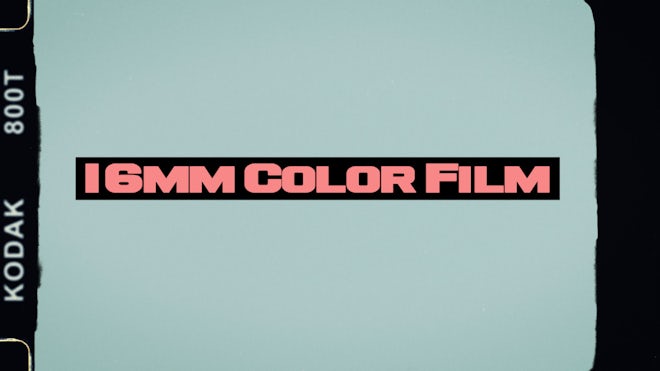 16mm Film Effect - Stock Motion Graphics