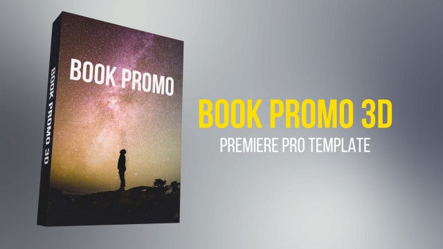 Book Promo 3d: Premiere Pro Templates