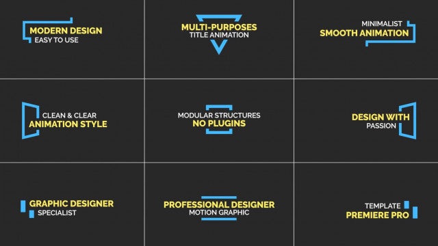 Double Line Title: Premiere Pro Templates