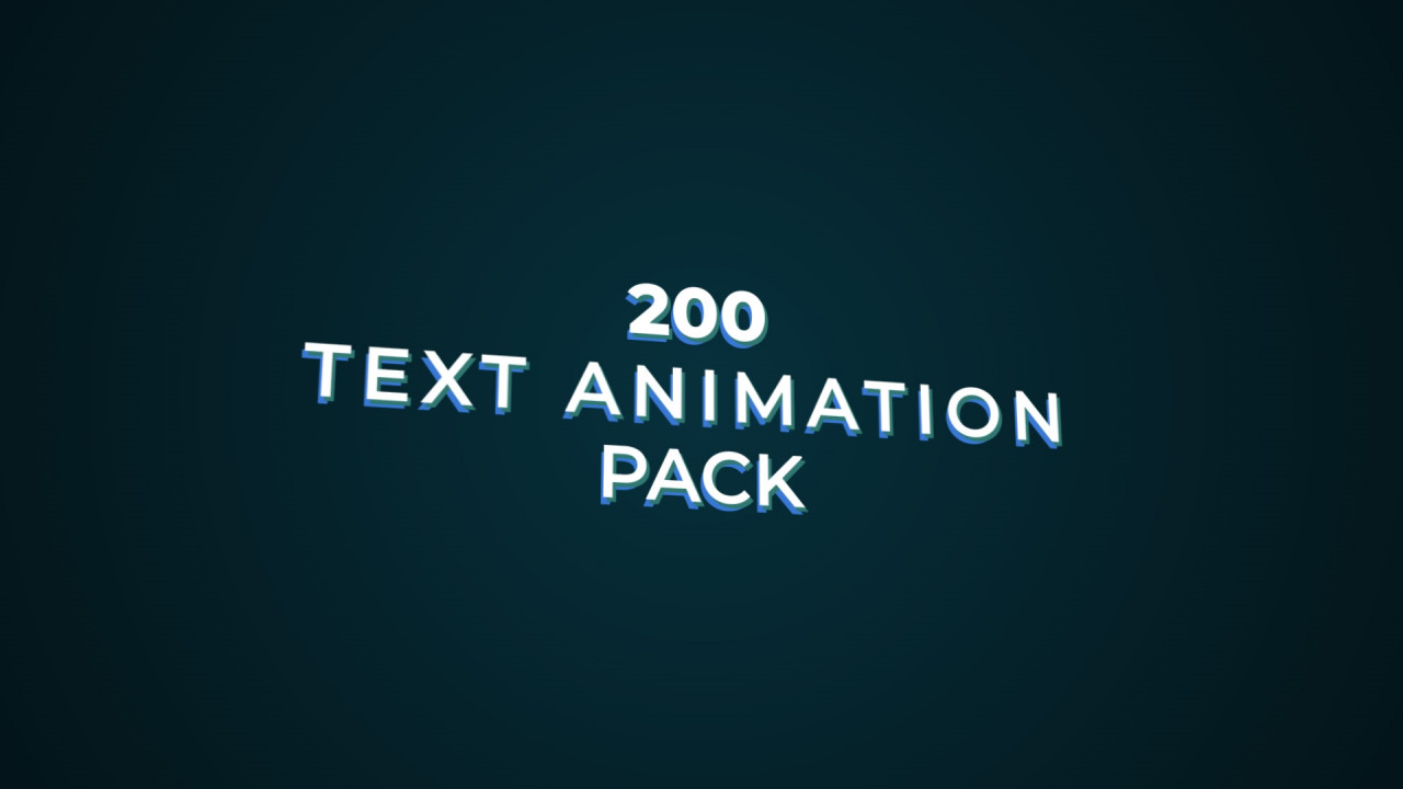 text animation presets after effects cs6 free download