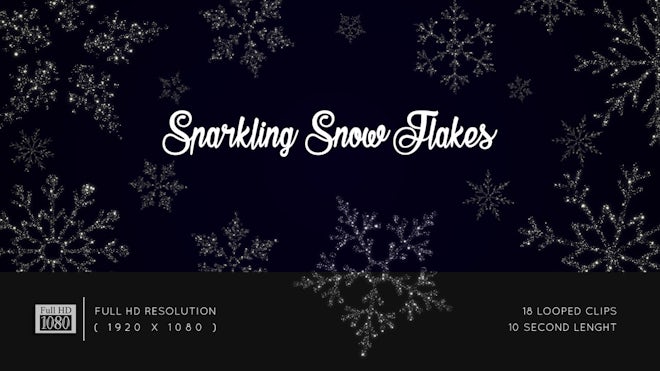 Silver Snowflakes, Motion Graphics