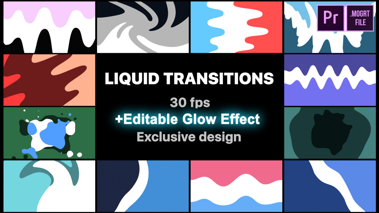 Liquid Transitions - Motion Graphics Templates | Motion Array