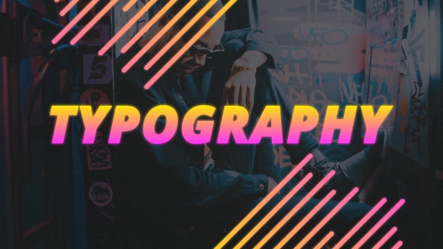 Modern Typography: After Effects Templates
