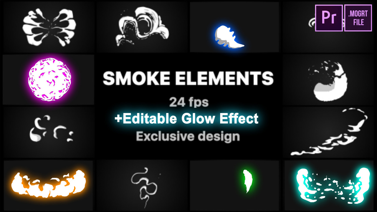 Smoke Elements - Motion Graphics Templates 