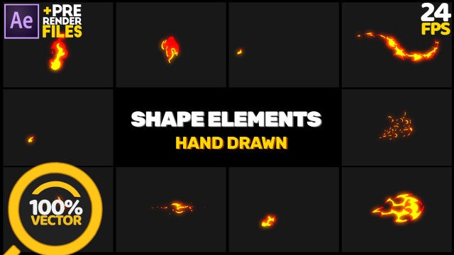 Fire Elements: After Effects Templates