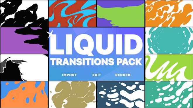 Paint Brush Transitions Reveal Pack, After Effects Project Files