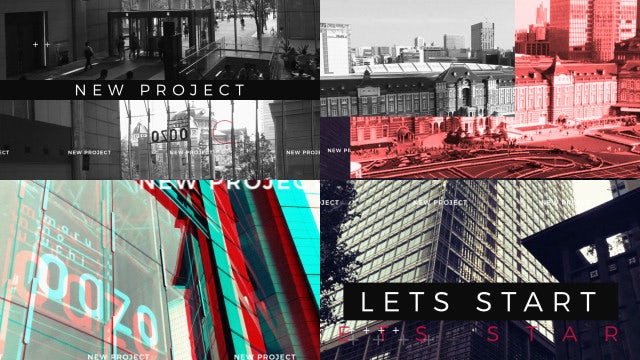 Industrial Glitch Promo: Premiere Pro Templates