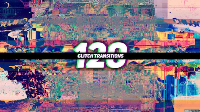 120 Glitch Transitions - Premiere Pro Presets | Motion Array